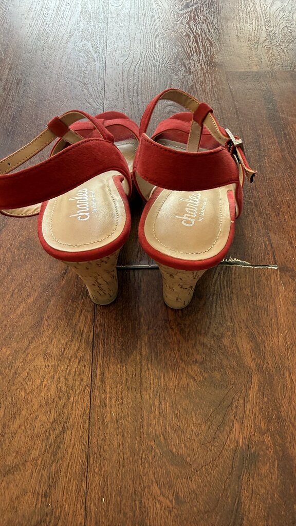Cork TStrap Wedges