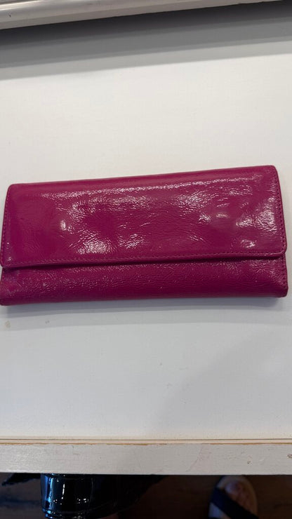 Patent Leather Trifold Wallet