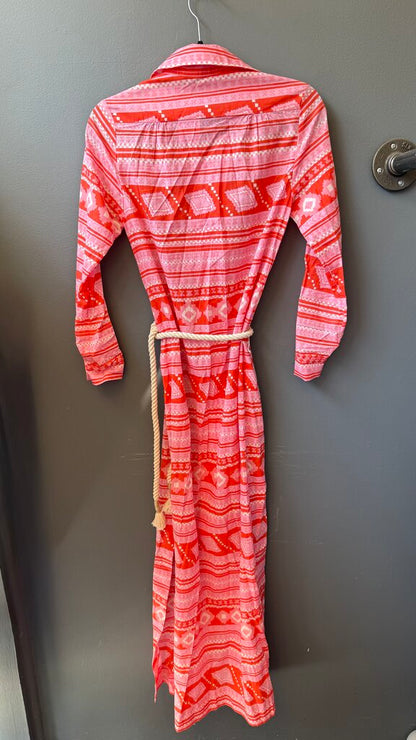 Monteith Caftan Maxi Shirtdress