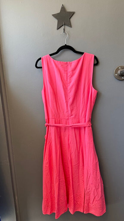 Eyelet Hem Mini Dress