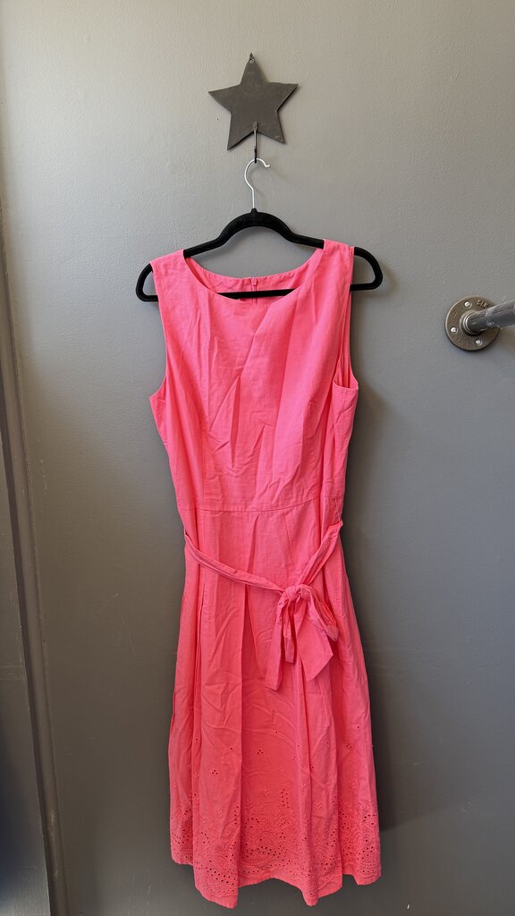 Eyelet Hem Mini Dress