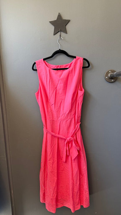 Eyelet Hem Mini Dress