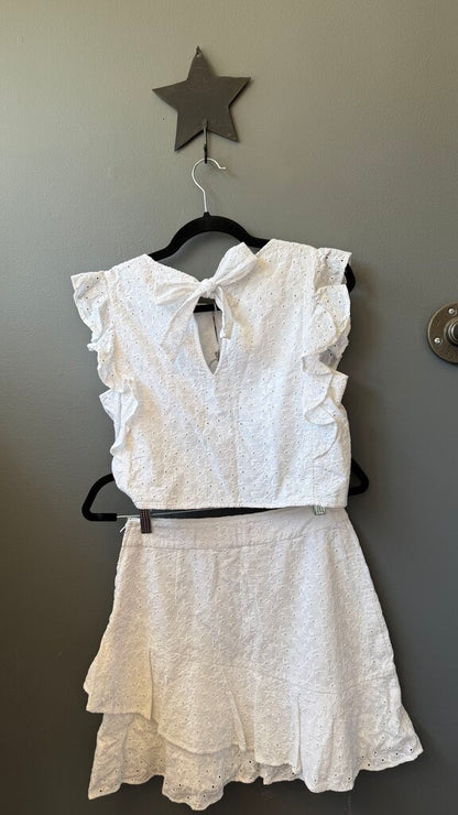 Eyelet Fish Skirt + Top Set