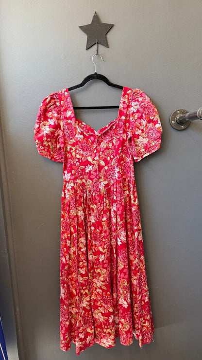 Vintage Floral Maxi Dress