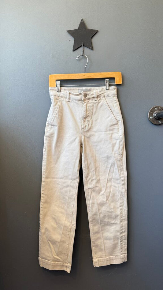 Straight Leg Canvas Pants