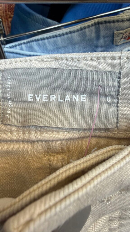 Straight Leg Canvas Pants
