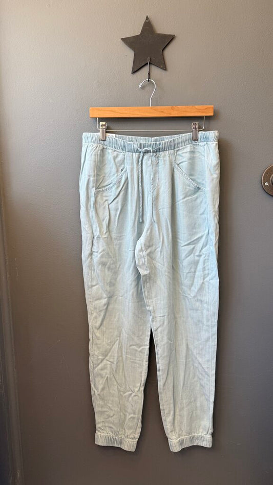 Chambray Jogger Pants