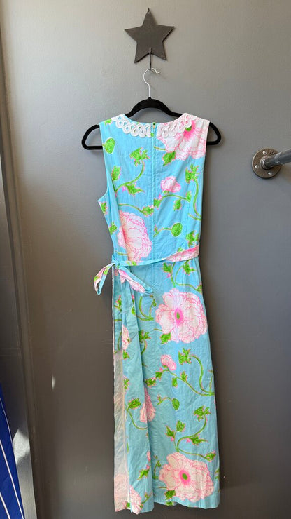 Apron Front Maxi Dress