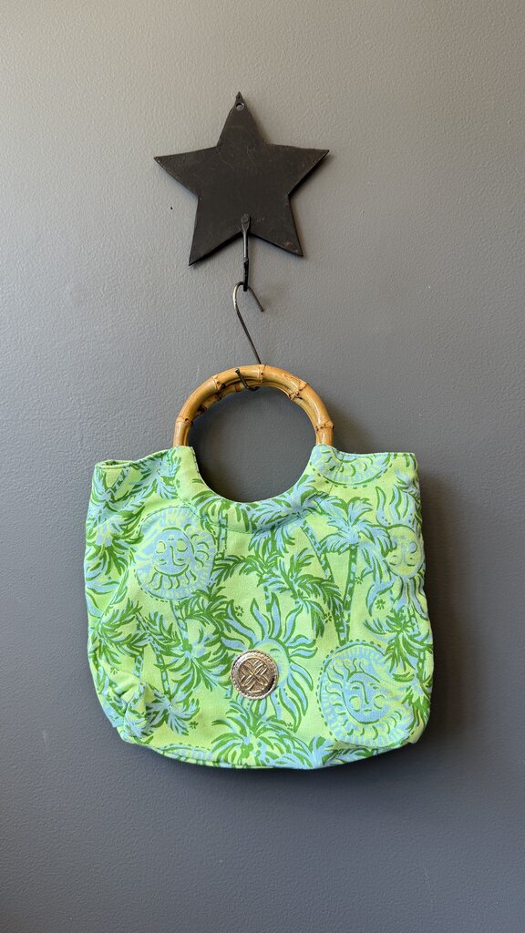 Bamboo Handle Canvas Bag