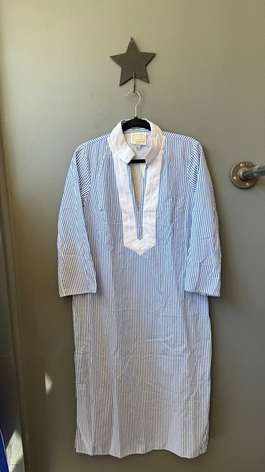 Linen Tunic Midi Dress