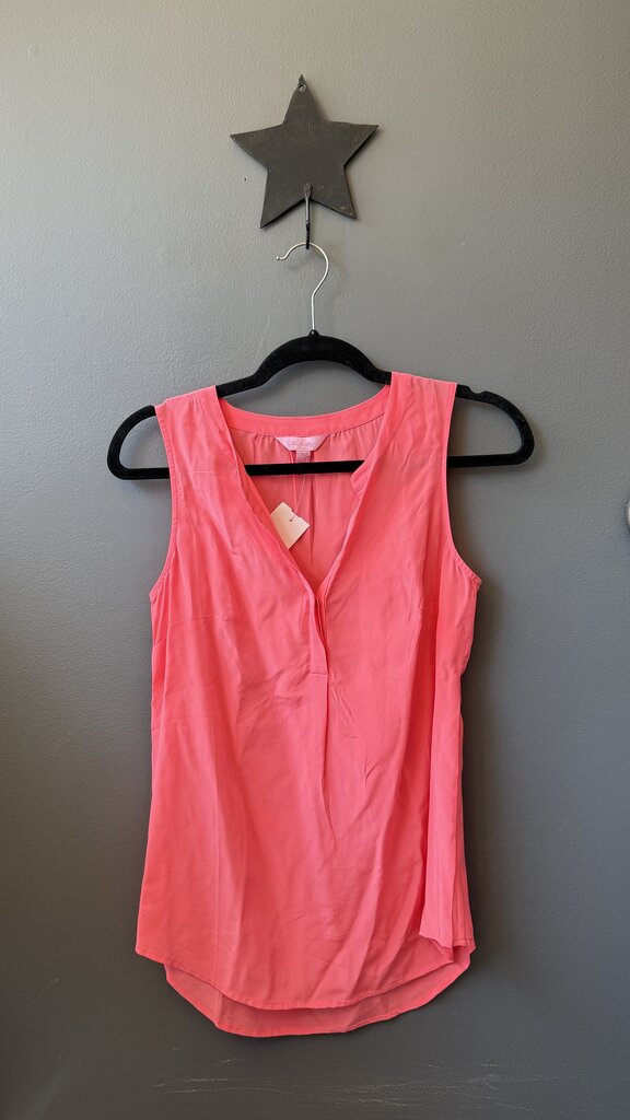 Silk Popover Tank Blouse