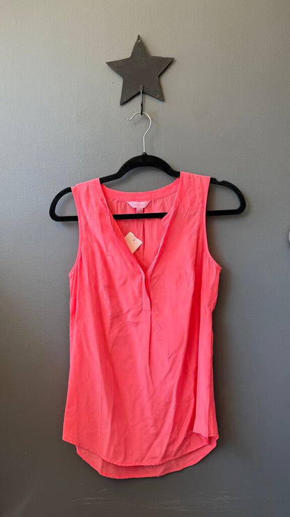 Silk Popover Tank Blouse