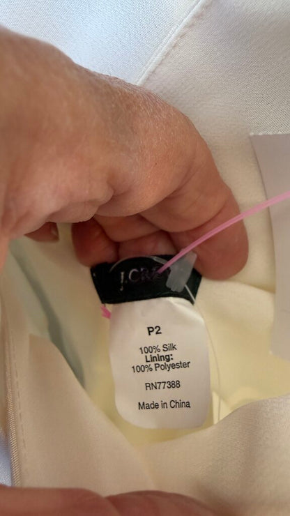 Petite Silk Maxi Gown Dress