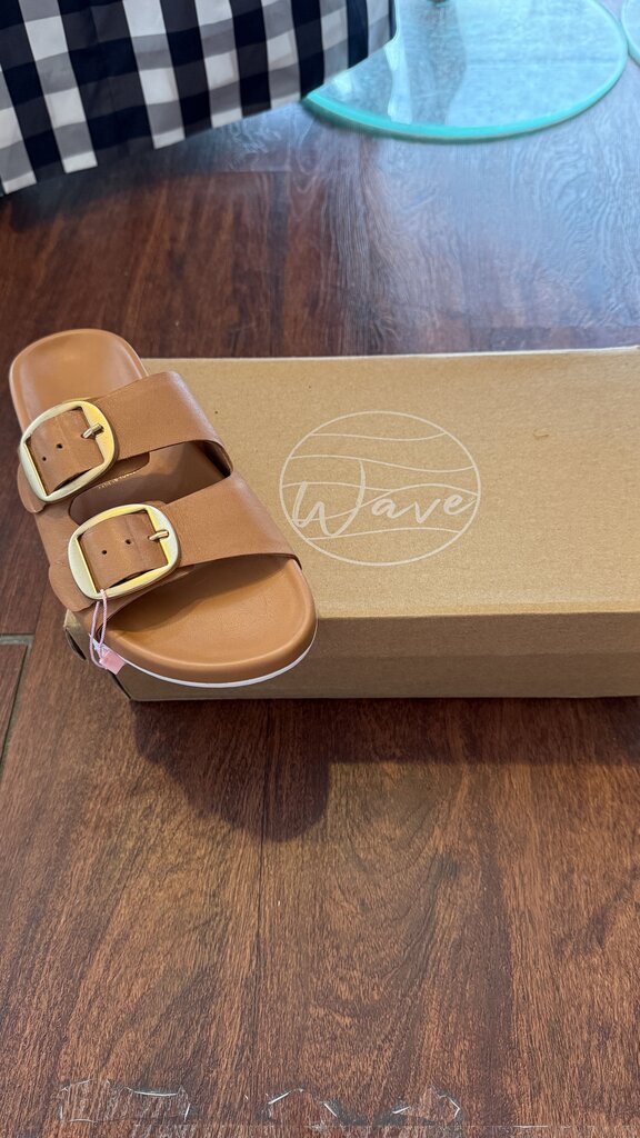 Leather Buckle Sandals