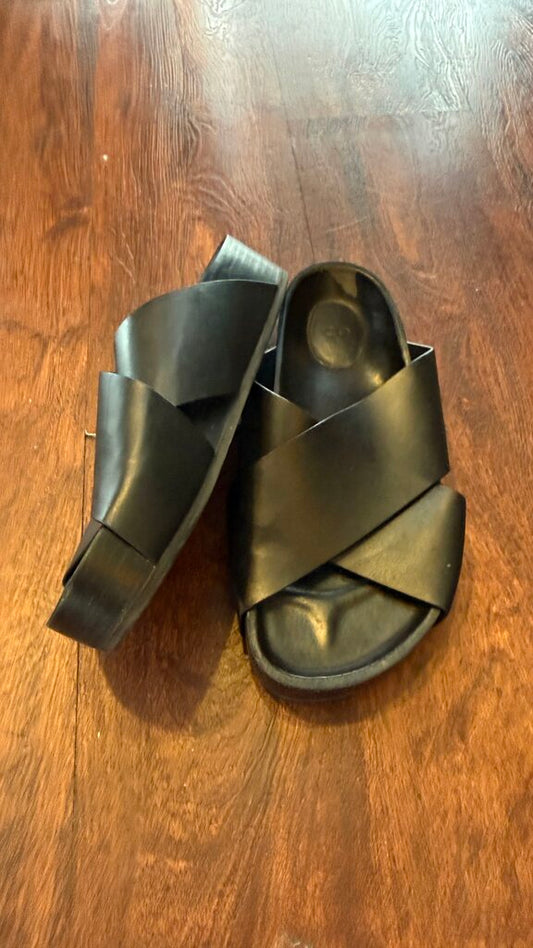 Molded Footbed Platform Sandals