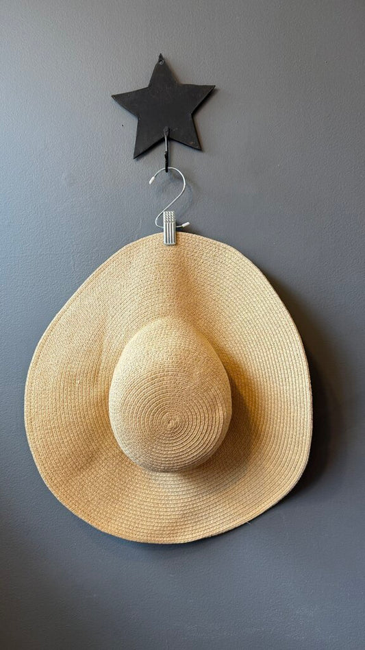 Paper Straw Wide Brim Hat