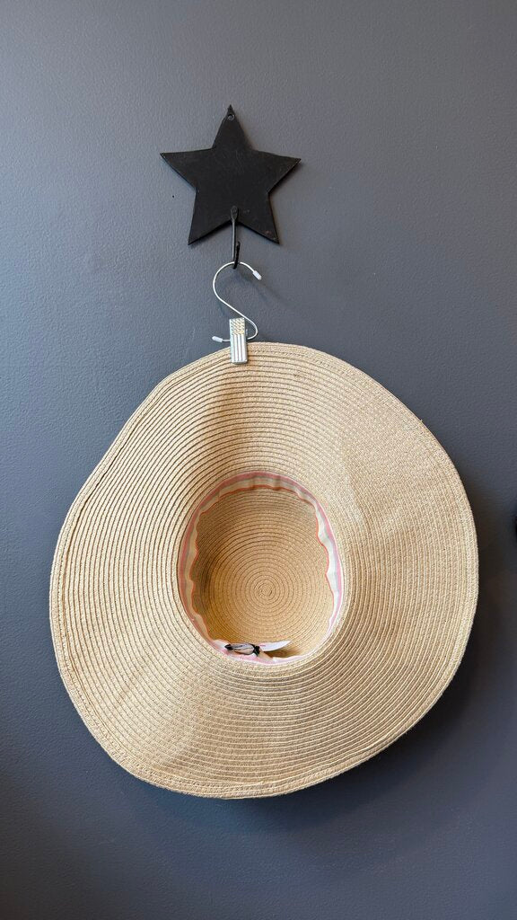 Paper Straw Wide Brim Hat