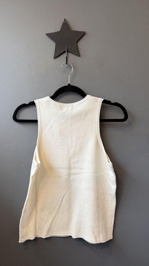 Cotton Cashmere Knit Tank Top