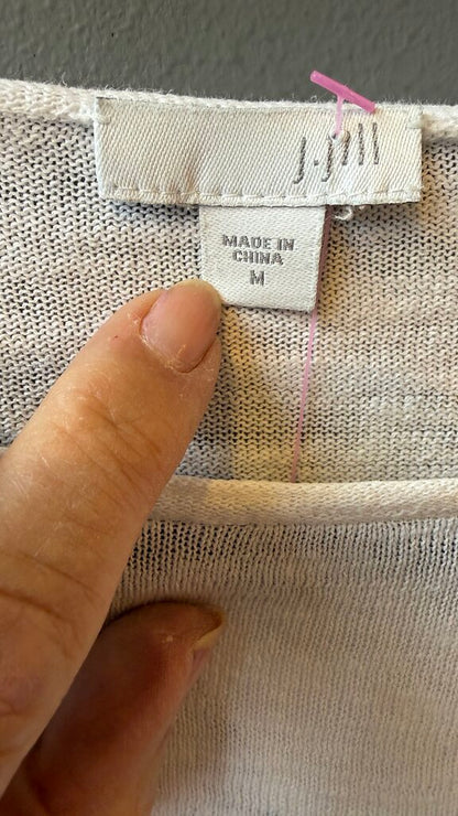 Linen Cotton Mini Pocket Sweater
