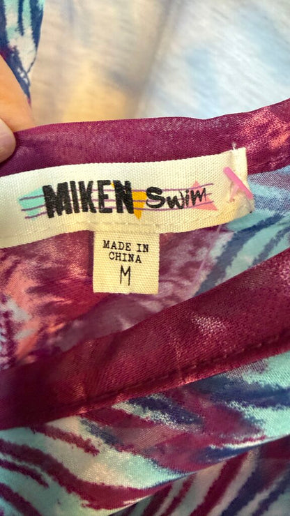 Sheer Print Coverup Tunic