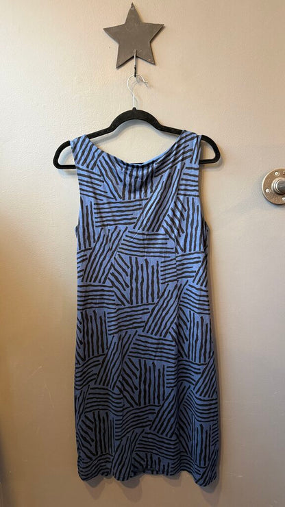 Stripe Print Jersey Dress