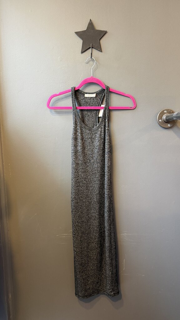 Ribbed Racerback Midi Dress