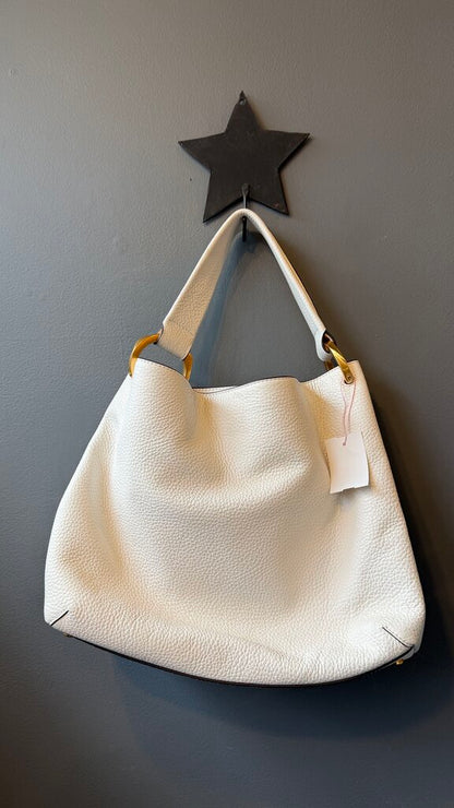 Leather Hobo Shoulder Bag