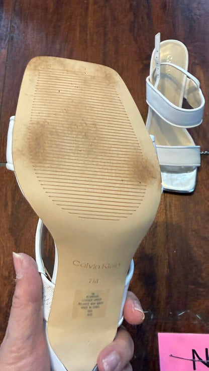 Square Toe Strappy Heeled Sandals