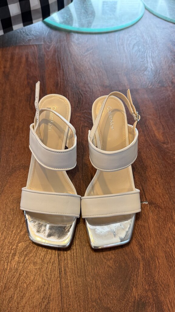 Square Toe Strappy Heeled Sandals