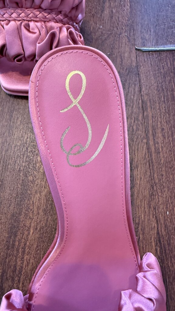 Satin Slide Heels