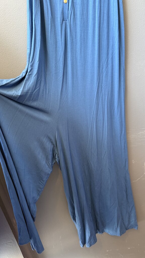 Wide Leg Jersey Jumpsuit