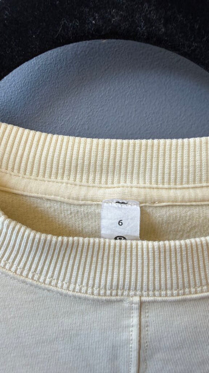 V Shape Crop Sweatshirt