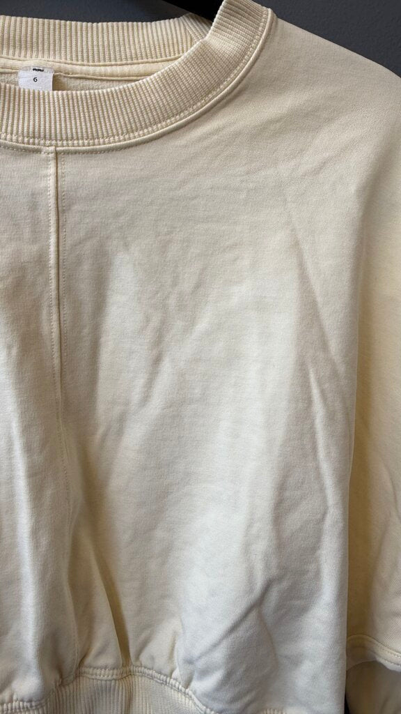 V Shape Crop Sweatshirt