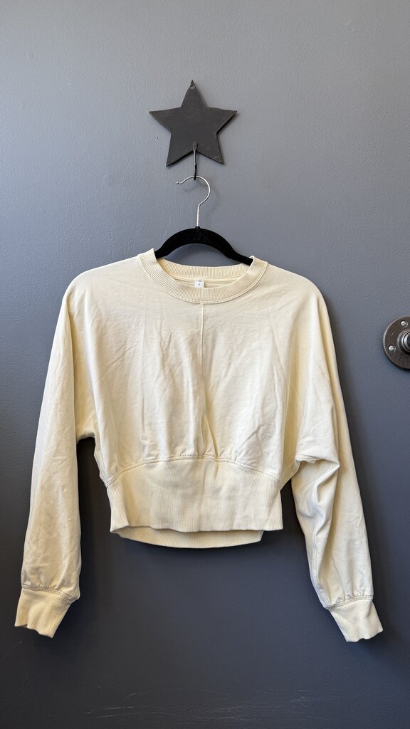 V Shape Crop Sweatshirt