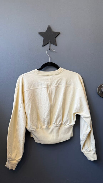 V Shape Crop Sweatshirt