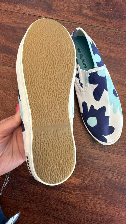 Floral Slip On Sneakers