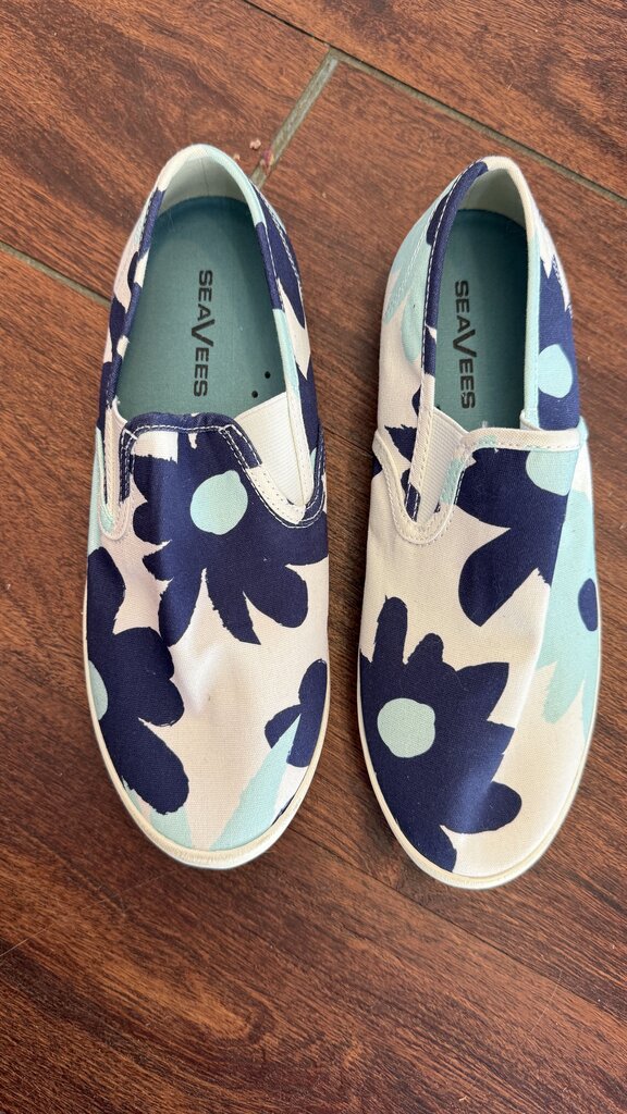 Floral Slip On Sneakers