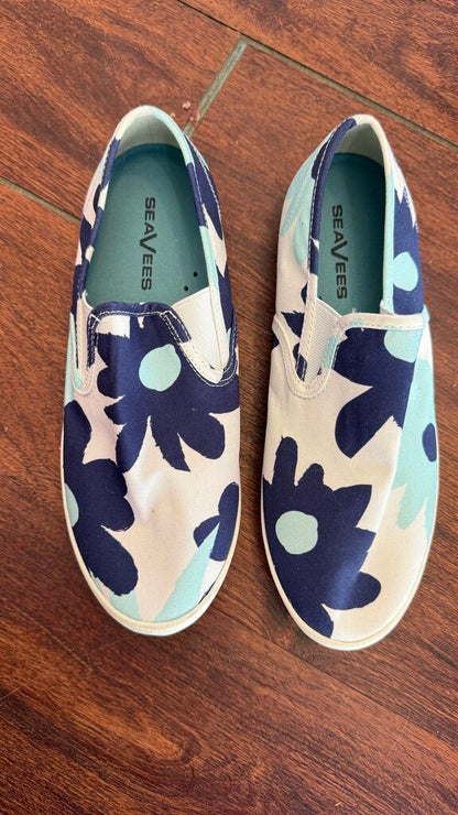 Floral Slip On Sneakers
