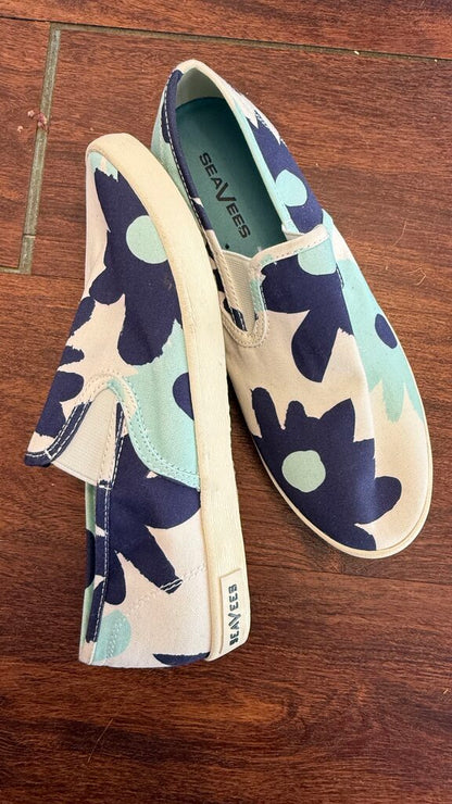 Floral Slip On Sneakers