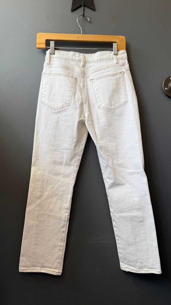 Le High Straight Two Tone Jeans