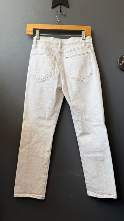 Le High Straight Two Tone Jeans