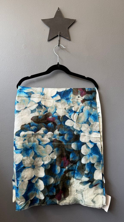 Floral Silk Woven Scarf