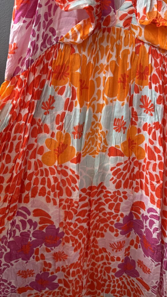 Floral Ruffle Maxi Dress