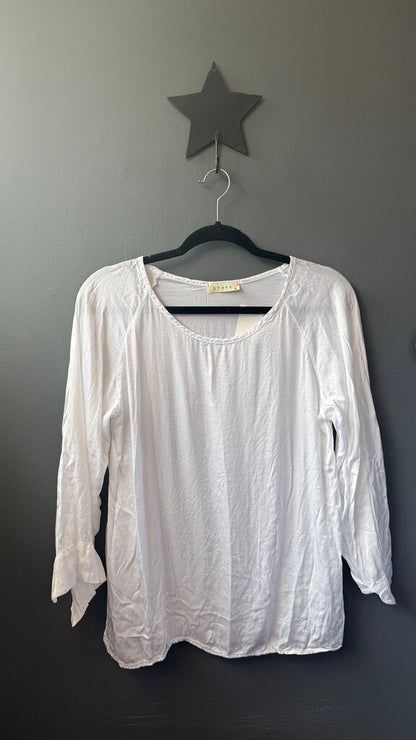 Satin Longsleeve Blouse