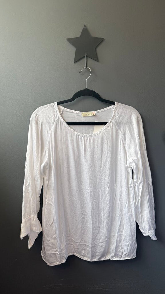 Satin Longsleeve Blouse