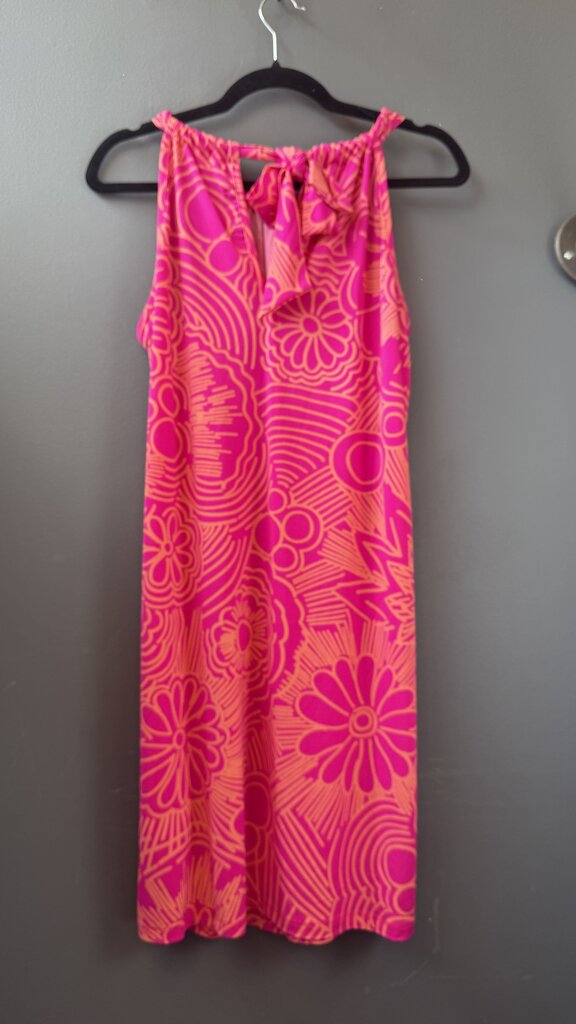 High Neck Halter Jersey Dress