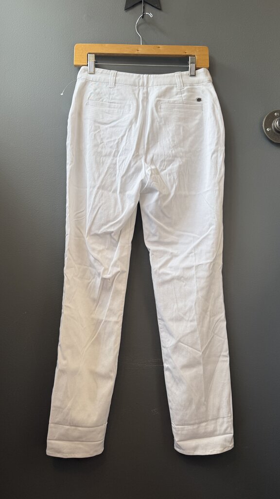 the mitchell Slim White Pants