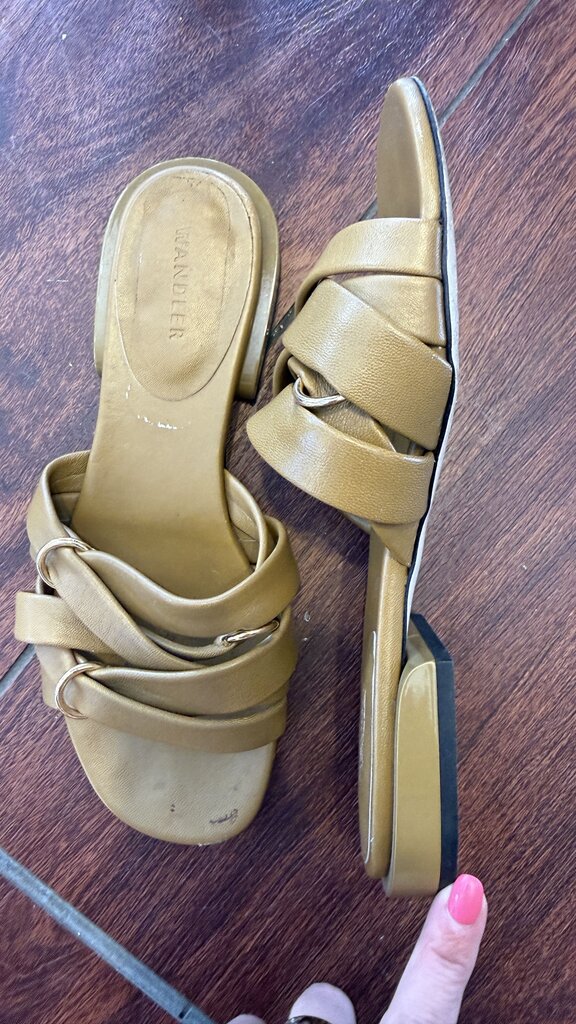 Leather Strappy Sandals