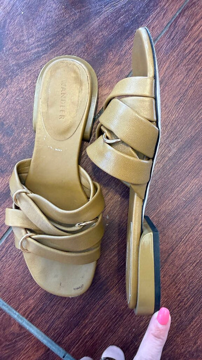 Leather Strappy Sandals