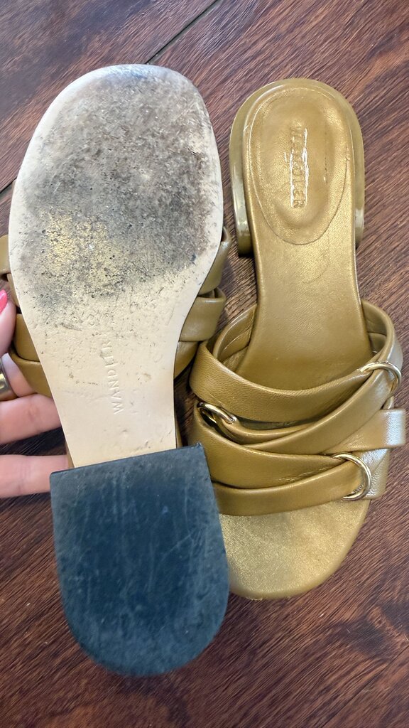 Leather Strappy Sandals
